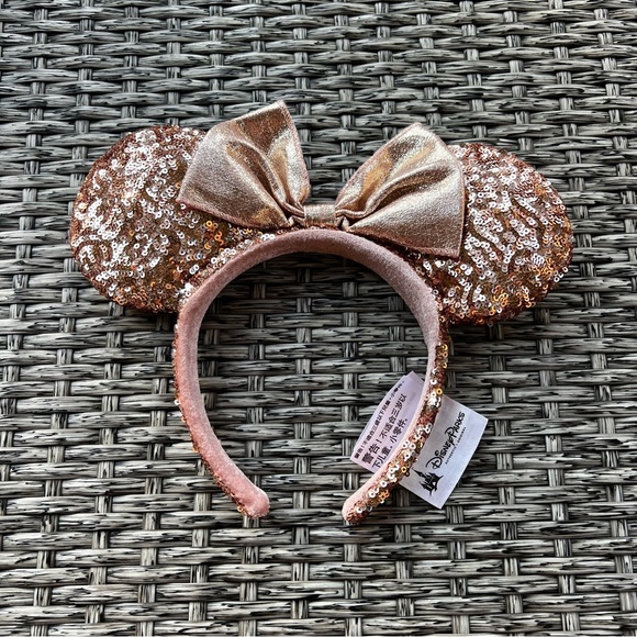 Disney Ears Headband Rose Gold - Picture 1 of 2